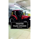 Traktör Yıldız Seti Büyük Boy ,erkunt,tümosan,new Holland,hattat,case Kabin Sticker