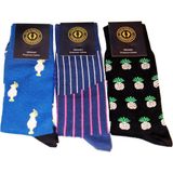Tram56 Pick Up Your Socks Organik, Pamuklu, Dikişsiz, Özel Tasarım Erkek Çorap. 41-46 Beden. 3 Adet - Renkli - 38 - 46
