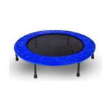 Trambolin 102 cm 40" Yuvarlak Stabil Çelik Çerçeve 22 cm Yükseklik Çocuk ve Yetişkin Için Taşınabilir Fesyonel Fitness Egzersiz Trampolini