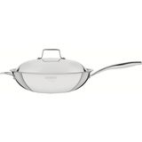 Tramontina Grano Steel Çelik Wok Tava Kapaklı 32CM