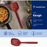 Tramontina Softta Metal Gövdeli Silikon Kevgir / Skimmer Kırmızı Bpa Içermez