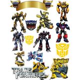 Trans Formers Sticker Telefon Laptop Notebook Tablet Defter Matara Stiker Etiket ST455