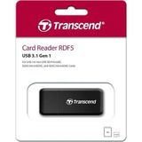 Transcend RDF5 USB 3.1 Gen1 SD/MicroSD Kart Okuyucu (Siyah)
