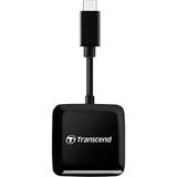 Transcend TS-RDC3 Çok Fonksiyonlu Kart Okuyucu (USB 3.2, Gen 1), Siyah