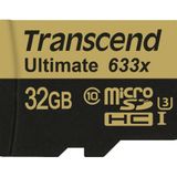 Transcend Ultimate microSDHC UHS-I U3 32 GB Hafıza Kartı MLC SD Adaptörlü (95 Mbps Okuma, 85 Mbp Yazma)