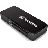 Transcend USB 3.0/3.1 Gen 1 Çok Fonksiyonlu Kart Okuyucu TS-RDF5K, Siyah - Renkli