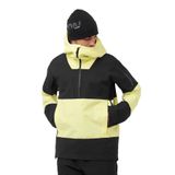 Transfer Anorak Erkek Mont - LC2145300 Siyah/Neon sarı