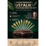 Transformacion 10 Parça Titanyum Kaplı Hss Ahşap Oyma Freze Ucu Seti Dremel Uyumlu Gravür Matkap Uçları 723528 - 10 LU