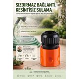 Transformacion 1/2 İnç Otomatik Hortum Bağlantı Aparatı Hızlı Tak Çıkar Stopsuz Bahçe Sulama Rekoru Konektör Adaptör 721538
