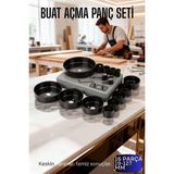Transformacion 16 Parça Profesyonel Panç Buat Açma Seti - Ahşap ve Alçıpan Delme Testere Seti (19-127 Mm) - 16 Parça 19-127 mm