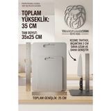 Transformacion 18/10 304 Çelik 2 Boy Kesme Tahtası Hijyenik Hamur Et Doğrama Tahtası Şef Tipi Mutfak Tezgah Üstü Mat Pad 721821 - 2 Lİ SET