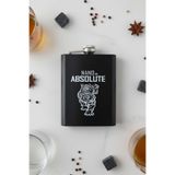 Transformacion 240 ml Mat Siyah Paslanmaz Çelik İçki Matarası ABSOLUTE SERI, 722910