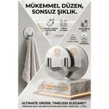 Transformacion 2'li Banyo ve Mutfak Askı Seti - SUS304 Lazer Kesim Çelik Ultra Güçlü Yapışkanlı Askı 722702