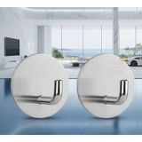 Transformacion 2'li Banyo ve Mutfak Askı Seti - SUS304 Lazer Kesim Çelik Ultra Güçlü Yapışkanlı Askı Yuvarlak, 7430000722701