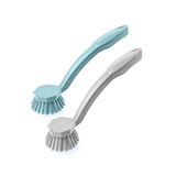 Transformacion 2'Li Mutfak Lavabo Ve Tencere Fırçası Seti - Çizmez Kıl Yapılı Ergonomik Bulaşık Yıkama Fırçası, 7430000722800