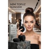 Transformacion 2'li Siyah Mini Topuz Süngeri 6cm Donut Saç Şekillendirici 721884 - Çok Renkli