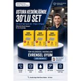 Transformacion 30lu Çift Taraflı Yağlı Yaprak Tıraş Jileti Seti 3x10 Yaprak Ustura Bıçağı 723590