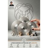 Transformacion 3'lü Elmas Kesici Disk Seti 50 mm Mini Cam Metal Ahşap Taş Seramik Kesme Ucu Gravür Uyumlu 723641