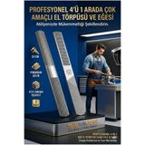 Transformacion 4'ü 1 Arada Profesyonel El Törpüsü Eğe Seti - Ahşap Metal Raspası Düz Yarım Yuvarlak 723175