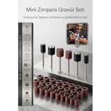 Transformacion 51'li Mini Zımpara Gravür Seti Dremel Ucu: Profesyonel Taşlama, Parlatma ve Şekillendirme Aleti 722510