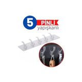 Transformacion 716049 5 Pinli Xenoty Design Yapışkanlı Askı