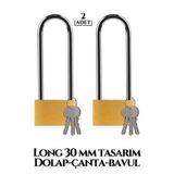 Transformacion 718882 Long 30 mm 2 Adet Dolap Çanta Bavul Kilidi