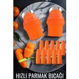 Transformacion 719487 Başparmak Sebze Kesici 2'li Hızlı Parmak Bıçağı