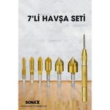 Transformacion 7'li Profesyonel Havşa Matkap Ucu Seti - HSS Titanyum Kaplı ve Otomatik Nokta Zımba 722454