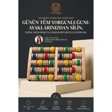 Transformacion Ahşap Ayak Masaj Aleti Refleksoloji Silindiri 5 Hatlı Tırtıklı Masaj Rolleri 723781