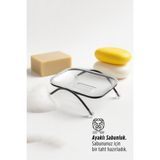 Transformacion Ayaklı Sabunluk – Su Giderli, Şeffaf Tasarım, 12 x 9 Cm, Tezgah Üstü KULLANIM722838 - 1 ADET
