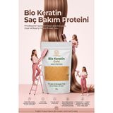 Transformacion Bio Keratin Gold Profesyonel Saç Bakım Proteini 50 gr - Yıpranma Karşıtı Bağ Koruyucu, Oryal ve Boya İçi Granül Protein Tozu