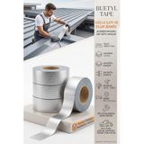 Transformacion Bütil Bant Güçlü Su Sızdırmaz İzolasyon Çatı Oluk Tamir Bandı Alüminyum 48 mmx 8 Metre 718910
