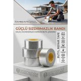 Transformacion Bütil Bant Güçlü Su Sızdırmaz İzolasyon Çatı Oluk Tamir Bandı Alüminyum 96 mmx 8 Metre 719666