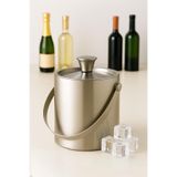 Transformacion Buz Kovası Çift Cidarlı Yalıtımlı Endüstriyel Inox Şampanya Şarap Bira Soğutucu 1.6 Litre, 7430000722052