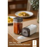 Transformacion Cam Tuzluk Baharatlık – 360° Döner Kapaklı | 3 Delik Tipiyle Ayarlanabilir Akış 2 ADET 722179
