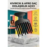 Transformacion Double Carbon Afro Stil Perma Tarağı 1 Adet Dolaşık Açıcı Özellikte Dayanıklı Polipropilen 715849