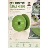 Transformacion Elmas Cam Kesme Diski 115MM Avuç Taşlama Spirali Uyumlu Çatlatmayan Pürüzsüz Hassas Seramik Mermer Kristal Yeşim Taşı Kesme Zımparalama Pah Kırma Bıçağı 723514