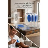Transformacion Erkeklere Özel 2 Çift Silikon Jel Topukluk Tabanlık - Topuk Ağrısı ve Yorgunluk Için Konfor Pedi (39-46) 723280