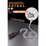 Transformacion Esnek Manyetik Toplama Aracı - Mıknatıslı Spiralli Çubuk Metal Vida Civata Somun Arama Çubuğu, 721781