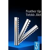 Transformacion Feather Tip Tırtıklı Ustura Jileti 3 Adet, 7430000722120