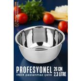 Transformacion Inox Kase - 26 Cm 2.3 Litre Karıştırma Kabı Profesyonel 304 Paslanmaz Çelik 721838