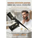 Transformacion Jiletli Kırık Saç Sakal Düzletme Tarak 1 Parça Çift Taraflı Kullanım İçin 716438