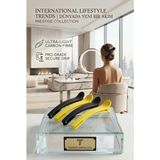 Transformacion Karbon Fiber Profesyonel Geniş Saç Klipsi Toka Seti 4'lü 722995 - GENIS