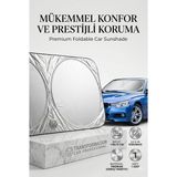 Transformacion Katlanabilir Oto Güneşliği 150X70CM Ön Cam Tam Koruma Metalize Pratik Güneşlik 422255