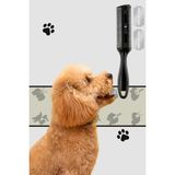 Transformacion Kedi ve Köpek Jiletli Tüy Alma Tarağı 721309 - Siyah - ÇİFT JİLETLİ