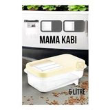 Transformacion Kedi ve Köpek Mama Saklama Kabı Sürgülü Kapaklı 5 Litre 720982