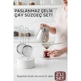 Transformacion Klasik Çay Süzgeci 304 Paslanmaz Çelik 2 Adet, 7430000721306