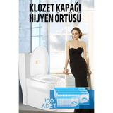 Transformacion Klozet Kapağı Kılıfı Hijyenik Seyahat Tek Kullanımlık Klozet Wc Örtüsü 100 Adet 721374