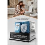 Transformacion Klozet Kapağı Kılıfı Hijyenik Seyahat Tek Kullanımlık Klozet Wc Örtüsü 50 Adet 720809