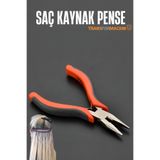 Transformacion Kuaför Saç Kaynak Pensesi Profesyonel Saç Kaynak Pensesi - Uzun Ağızlı Mikro ve Boncuk Kaynak Sıkıştırma Pensesi 721422